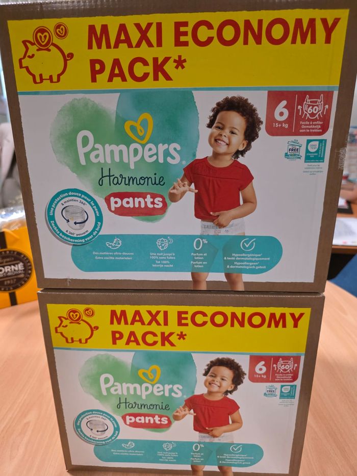 2 maxi economy pack Pampers Harmonie Pants T6