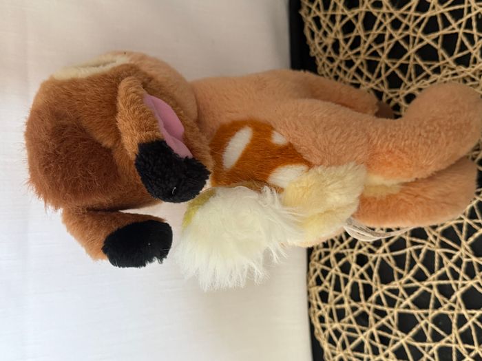 Peluche Bambi DISNEY Mattel vintage biche faon année 1992 - photo numéro 7