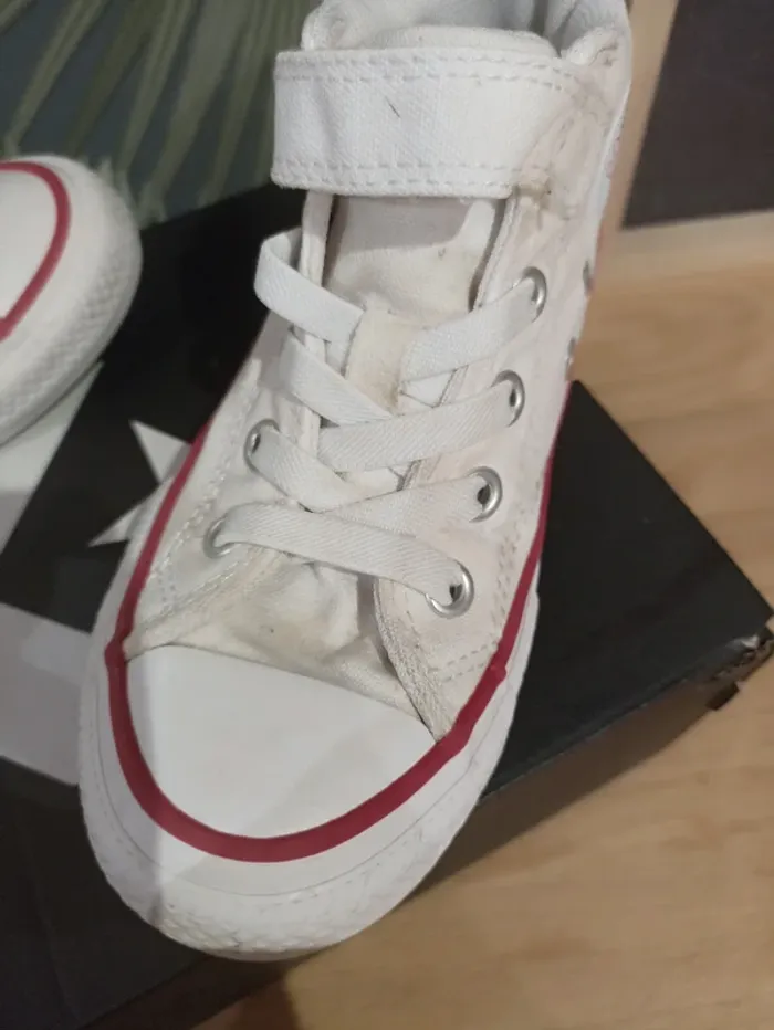 Baskets converse blanches taille 29 - photo numéro 7