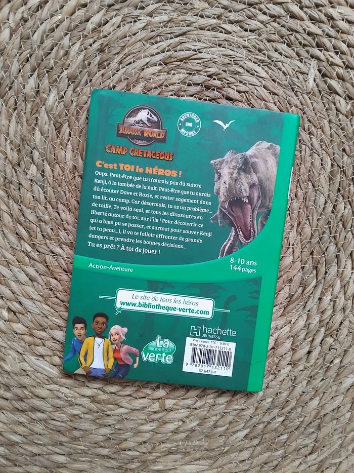 Livre la colo du crétacé, jurassic world, c’est toi le héros - photo numéro 2