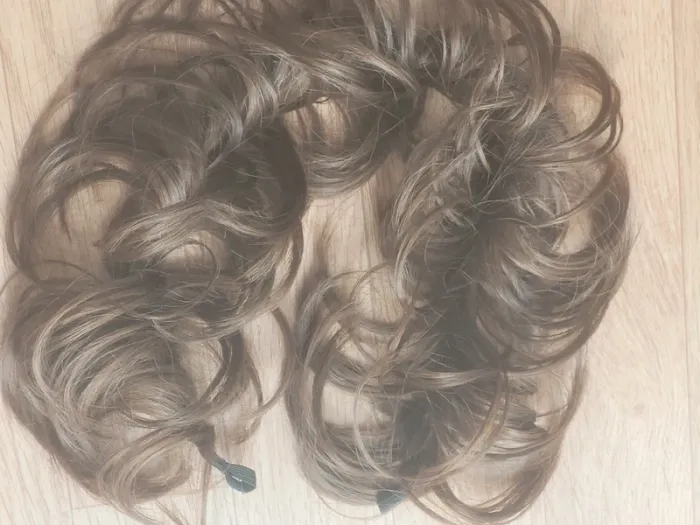 Extensions cheveux chignon marron chatain - photo numéro 3