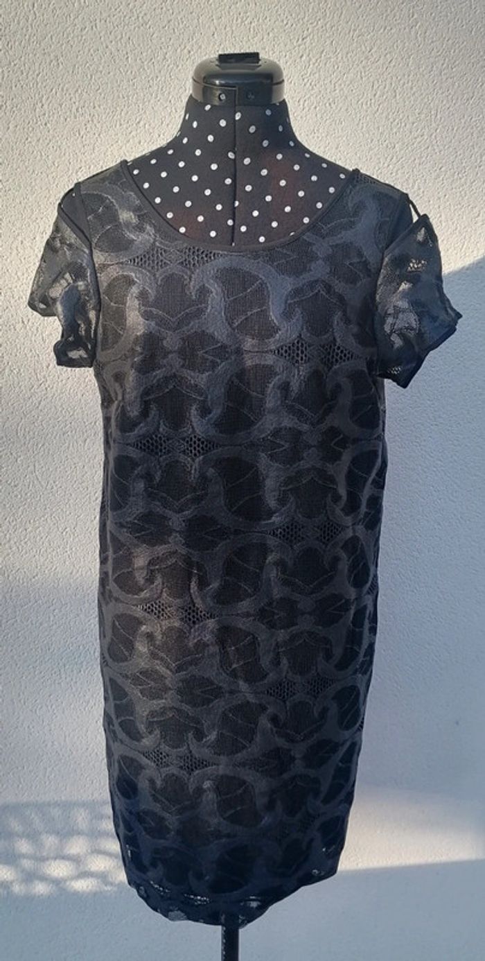 Robe courte fluide légère noir brillant Taille S Cop Copine - photo numéro 7