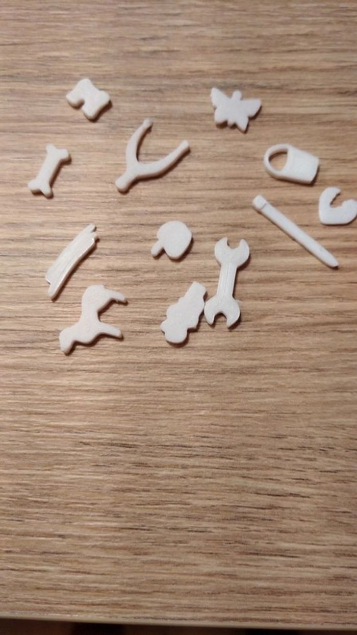 1 lot de 12 pièces jeu docteur Maboul, version 1