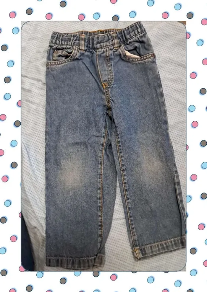 Jeans 24 mois ceinture élastique