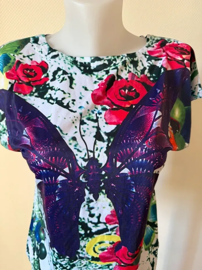 T- shirt colore neuf taille 38 - photo numéro 3