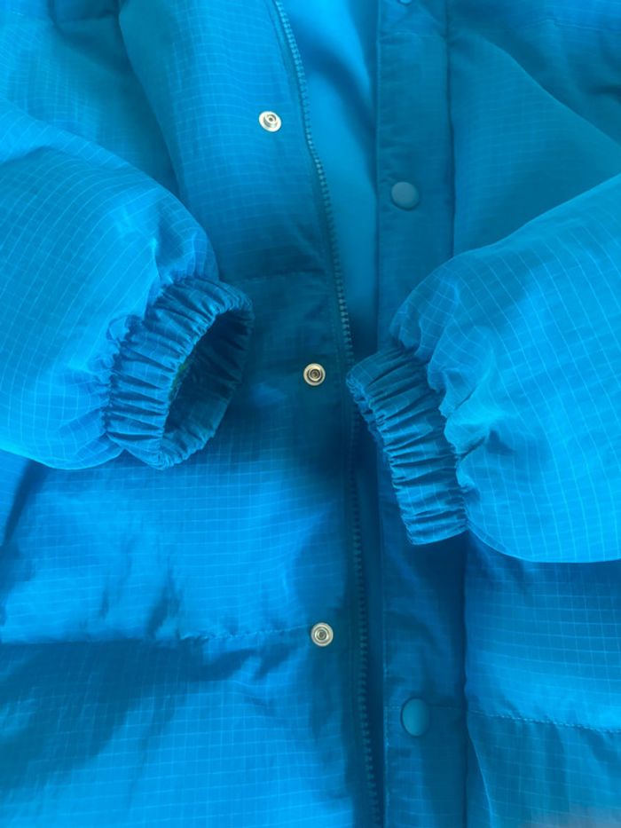 Doudoune Lacoste taille us: xs/ fr: 44 bleu à carreau - photo numéro 5