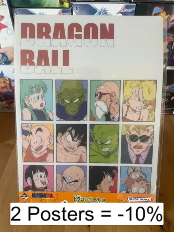 Dragon Ball - Poster plastique A3 Announcer, Goku & co - Ichiban Kuji Dragon Ball EX