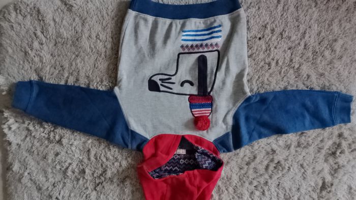 Sweat à capuche DPAM taille 4 ans