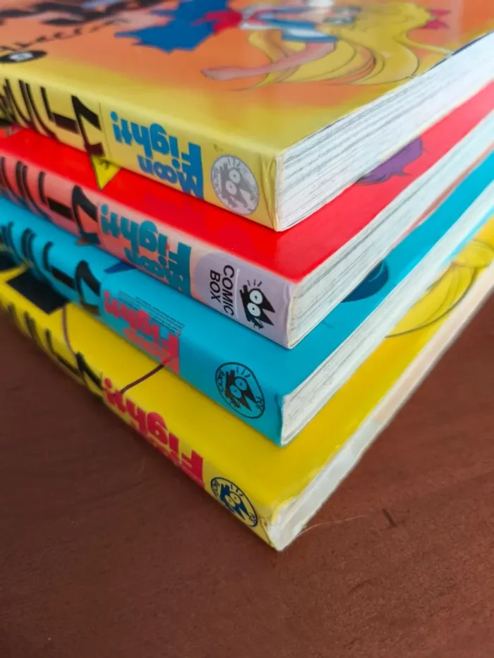 Lot de 4 manga vintage 1993 sailor moon moon fight tomes 1, 2, 3 et 5 - photo numéro 13