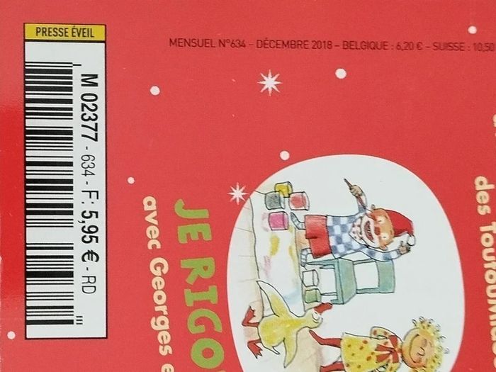 Lot de 7 magazines Pomme d’Api année 2018 L017  7582875677 - photo numéro 9