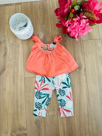 Jolie ensemble fille • 6 mois