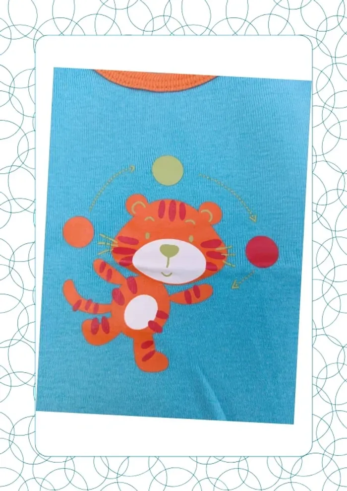 Tee shirt sans manche 6 mois La Halle - photo numéro 2