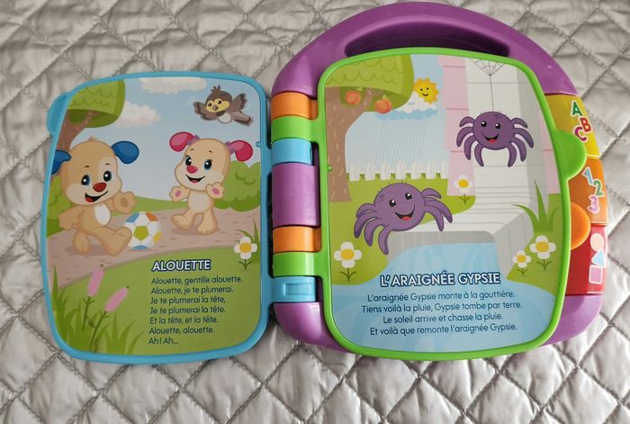 Livre interactif comptines fisher price - photo numéro 3