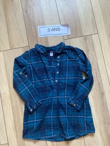 Robe 3 ans carreaux