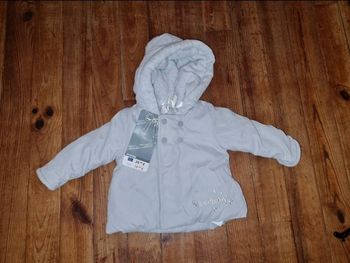 Manteau gris clair orchestra neuf taille 1 mois