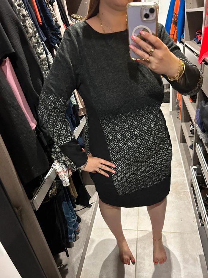 Robe d’hiver Terre de fées T44-46 - photo numéro 3