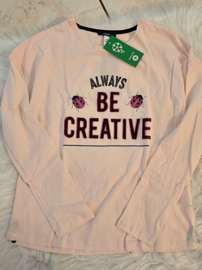 Neuf (non porté) superbe teeshirt ML 10 ans fille 🩷🩷🩷🩷🩷