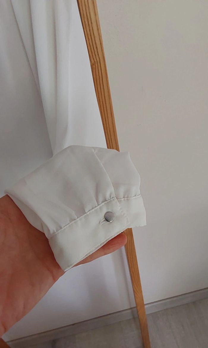 Blouse fluide et légère blanche T 36 - photo numéro 4