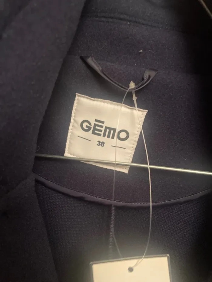 Manteau bleu marine - photo numéro 2