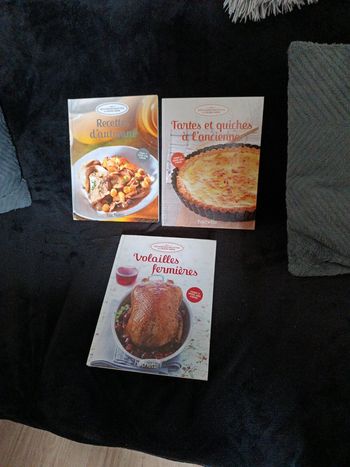 3 livres de recettes
