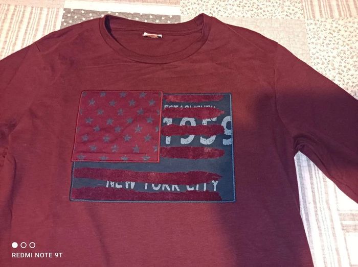 T-shirt manches longues Tape à l'oeil garçon taille 14 ans en excellent état - photo numéro 2