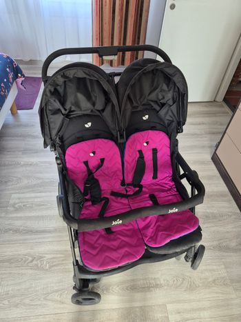 Poussette pliable double