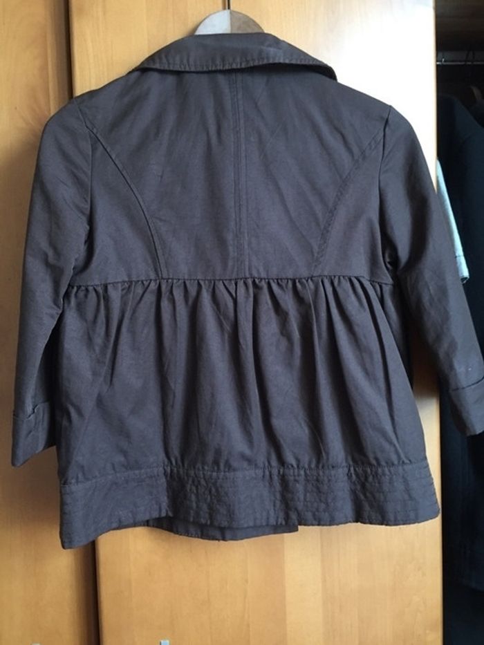 Veste marron courte taille 36 neuve - photo numéro 2