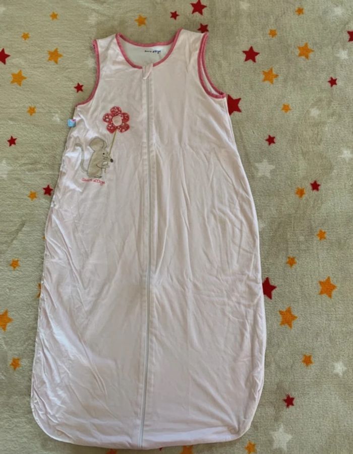 Gigoteuse d’été grande taille Sucre d’Orge – Rose Pastel – 3 à 36 mois