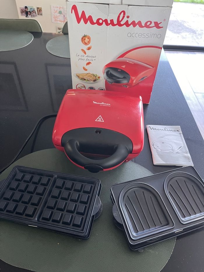 Gaufrier/croque-monsieur Moulinex Accessimo - photo numéro 1