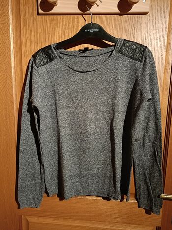 Pull gris foncé