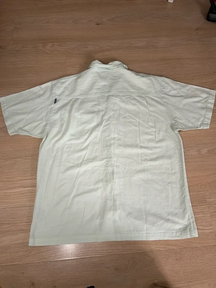 Chemise Vintage DDP Y2K menthe claire/beige taille XL tendance - photo numéro 9