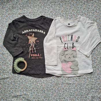 Tee-shirt manches longues 12 mois