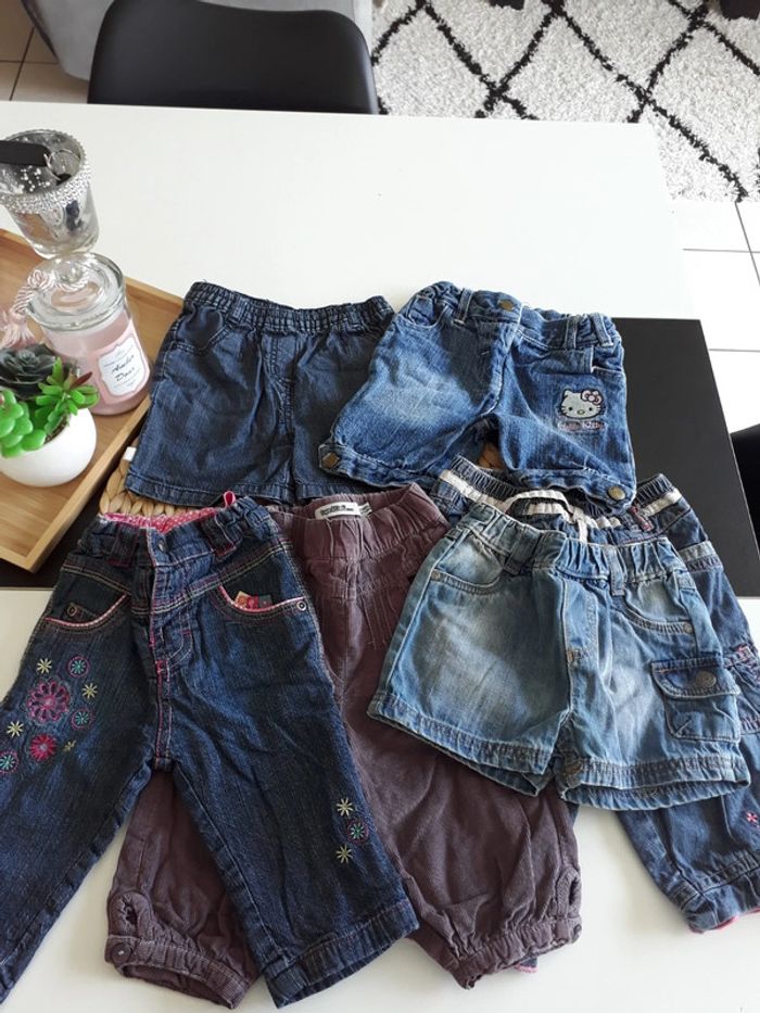 Lot de short et jeans taille 6 mois💞🌿 - photo numéro 6