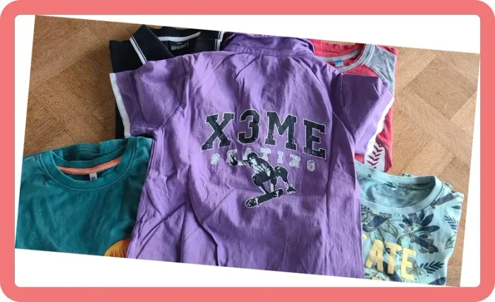 Lot de t-shirts 10 ans diverses marques - photo numéro 4