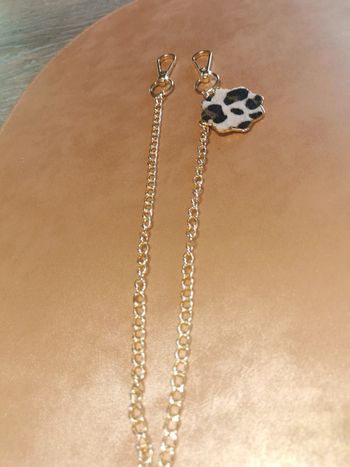 Chaîne de pantalon tendance country dorée