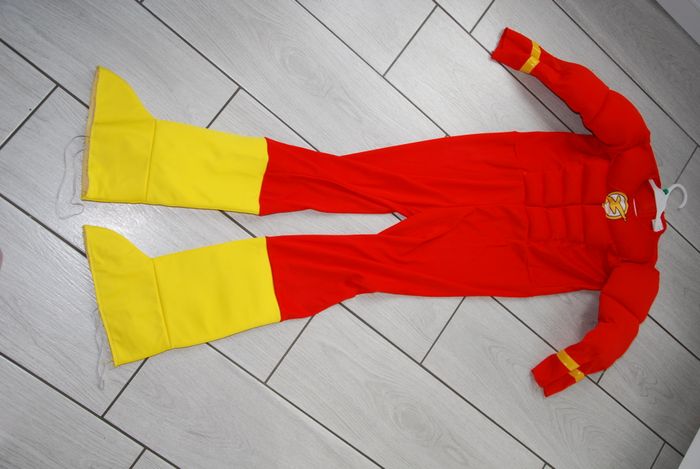 déguisement flash Justice League enfant 8-10 ans