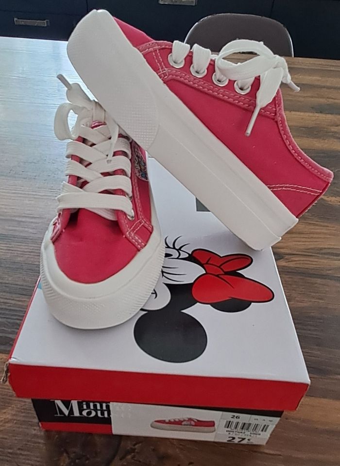 Baskets roses filles taille 26 Disney Minnie Mouse - photo numéro 8