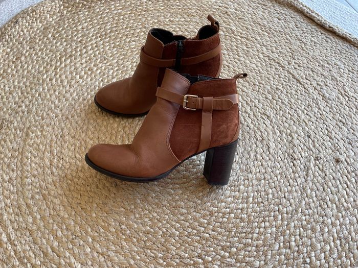 Bottines camel 38 Eram