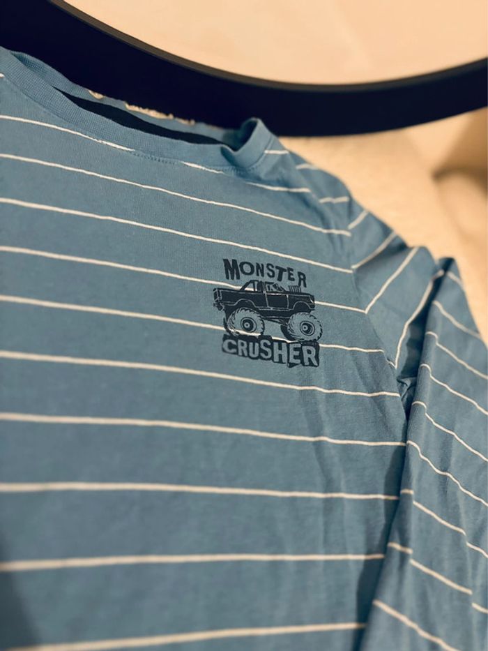 Lot tee shirt manches longues kiabi - photo numéro 9