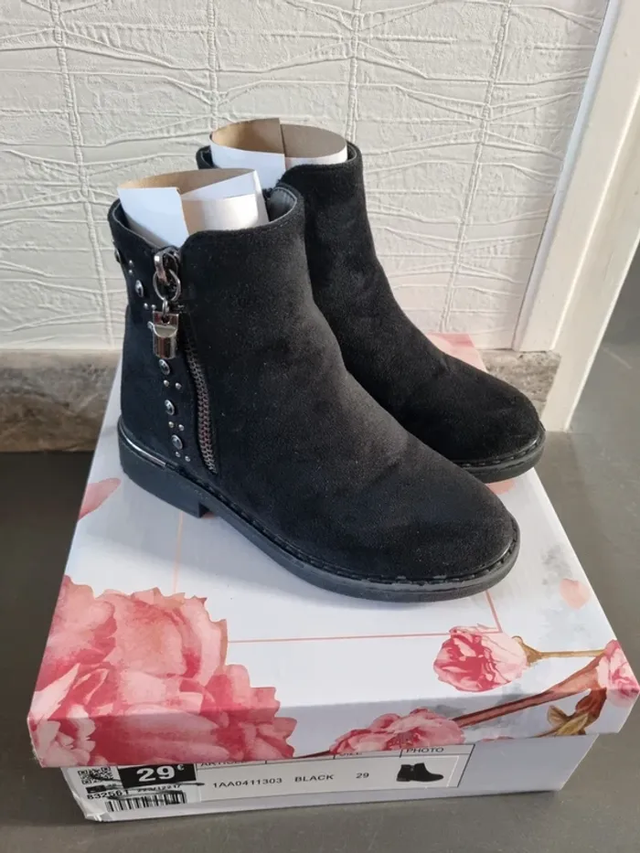 Bottines noir 29