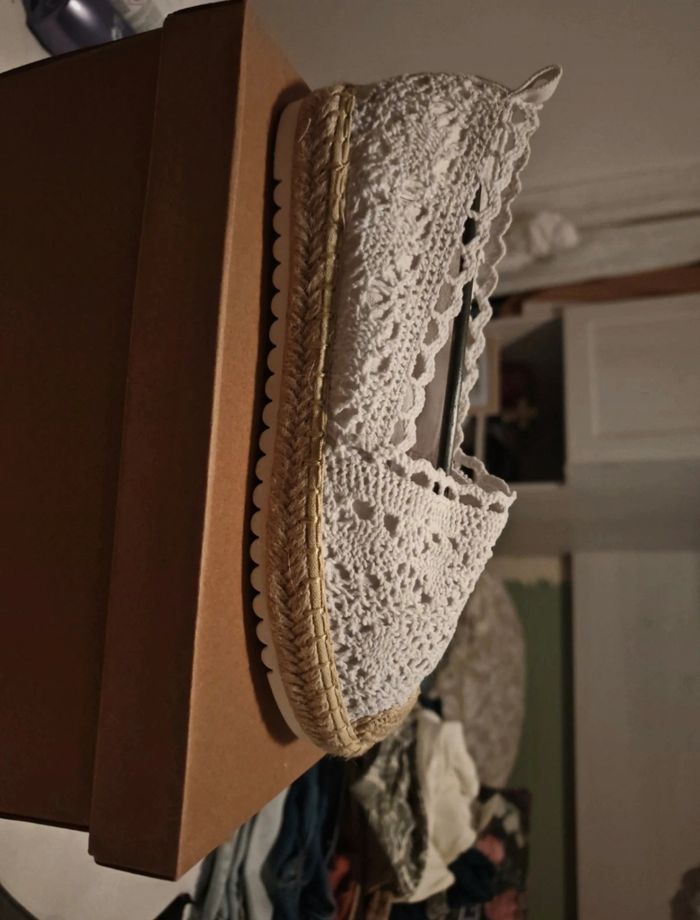 Espadrilles en crochet