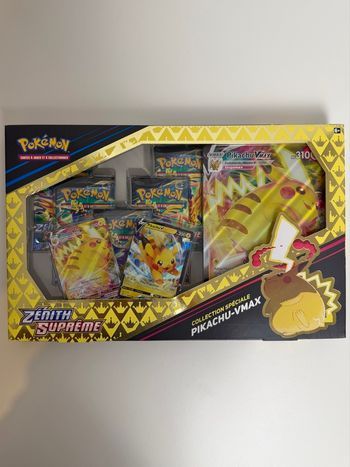 Coffret Pokémon zénith supreme  scellé Pokémon pikachu Vmax