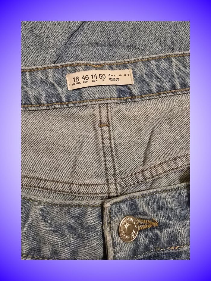 Jean Boyfriend Troué – Denim Co – Bleu Clair – Taille 46 - photo numéro 3