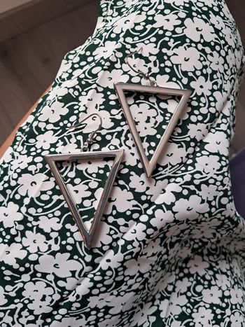 Boucles d'oreilles argenté