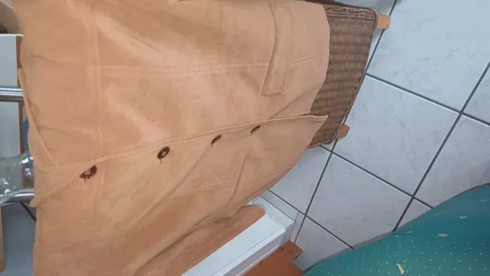 Veste suédine marron glacé taille 42 - photo numéro 3