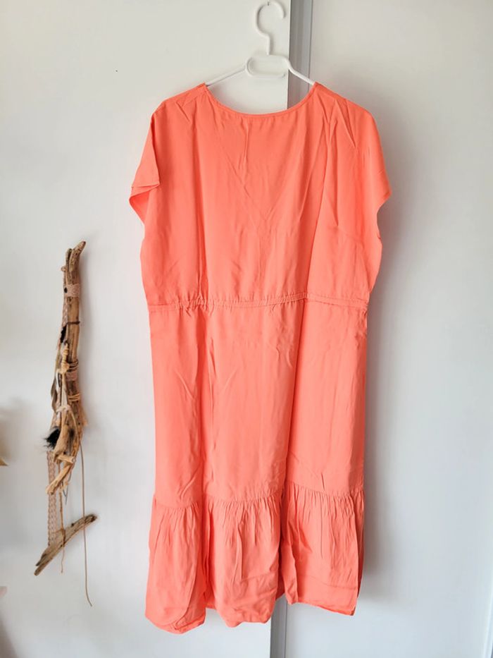 Robe d'été orange femme – LPB - Taille S - photo numéro 3