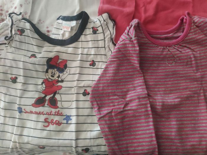 Lot 12 t-shirts 12 mois - photo numéro 2