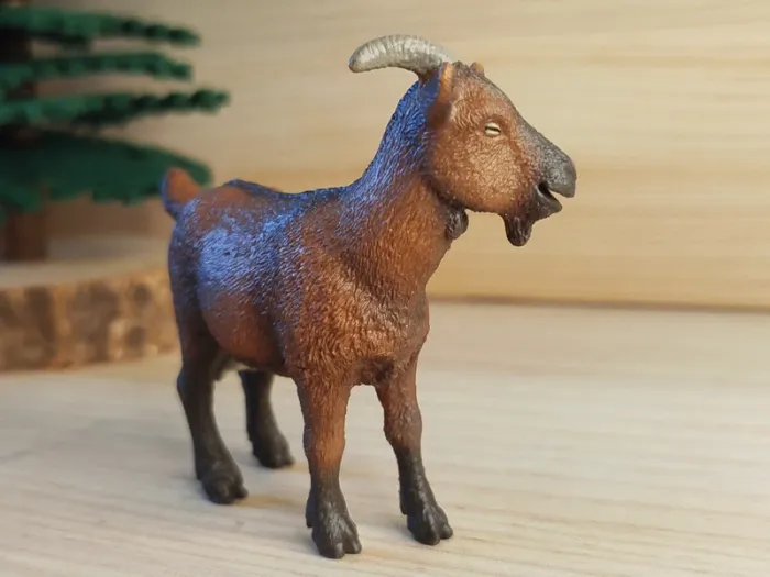 Schleich Chèvre marron figurine animal de la ferme - photo numéro 2
