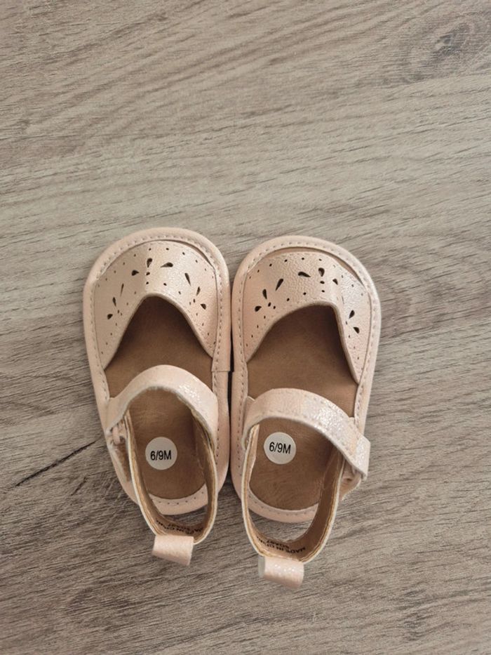 Sandale rose pale 0/6 mois - photo numéro 2