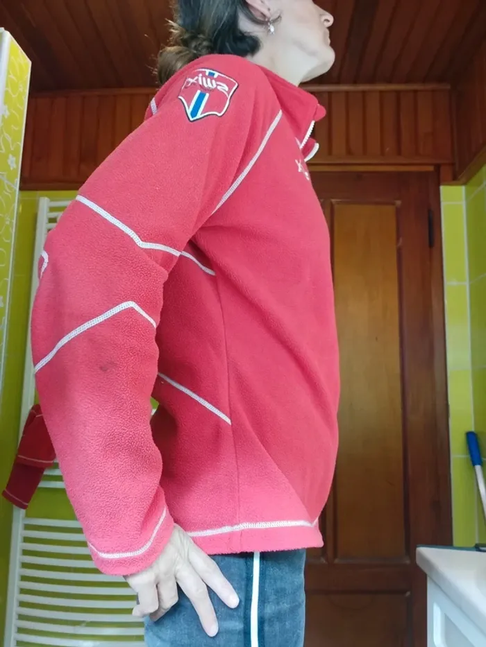 Veste polaire zippé rouge Swix - photo numéro 5